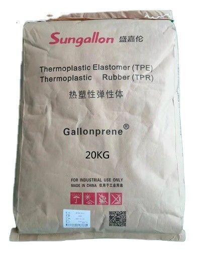 White Opaque Thermoplastic Elastomer Raw Material TPE Elastomer Material for Castor Wheel Manufacturing