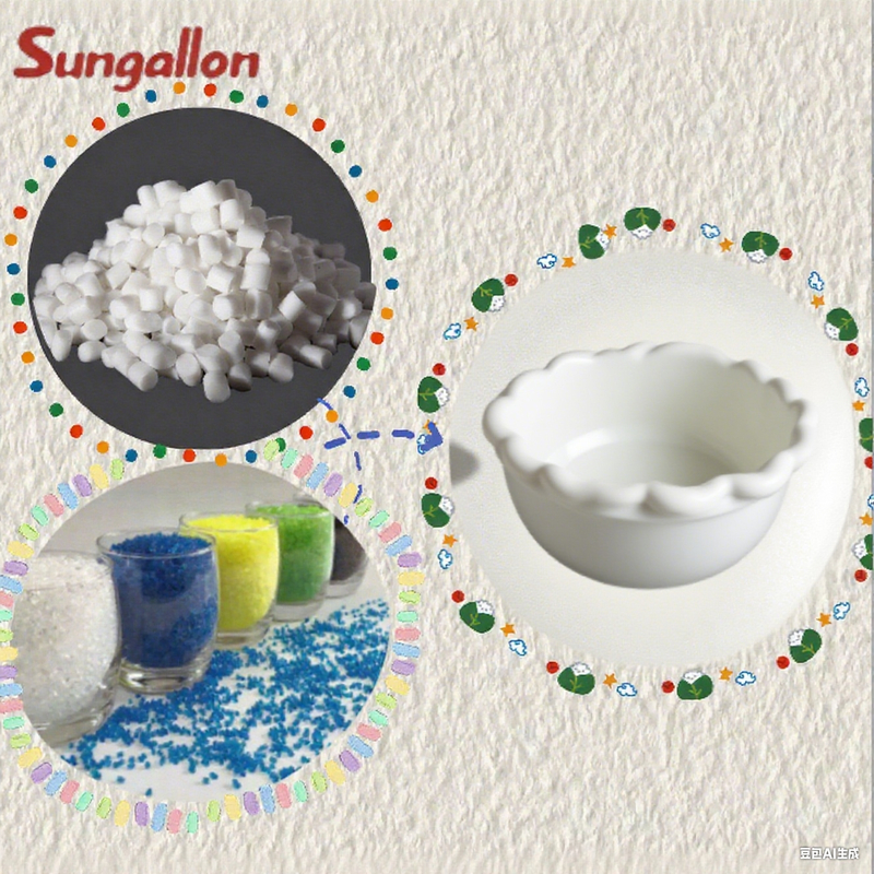 Premium TPE Particles Bowl Raw Material Non-Toxic Anti-Drop Wear-Resistant Thermoplastic Granules for Tableware Wholesale