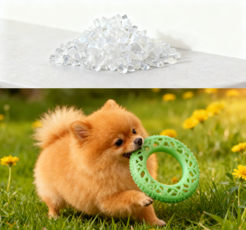Durable Chewable Odor-Free for Indoor Interaction/Outdoor Fetch Dog Toys TPE Granule