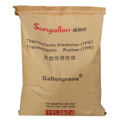 Customization Flexible TPR Granules TPE Elastomer Material White Opal Base Polymer for Injection Molding