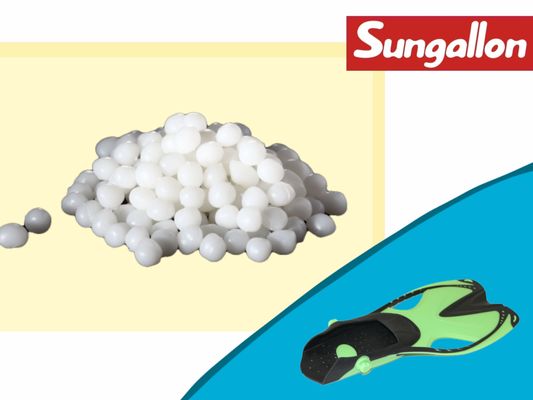 OEM প্রাকৃতিক সাদা টিপিই উপাদান Tpe স্পোর্টস সরঞ্জাম জন্য পরিবেশ বান্ধব