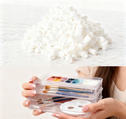 Leak-Proof Easy-Clean Soft-Touch for Daily Painting Pigment Box Manufacturing TPE Granule